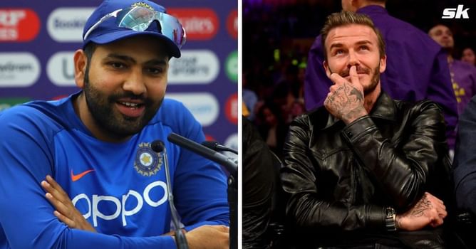 "Good luck for the final" - David Beckham sends message to Indian cricket team captain Rohit Sharma ahead of World Cup final