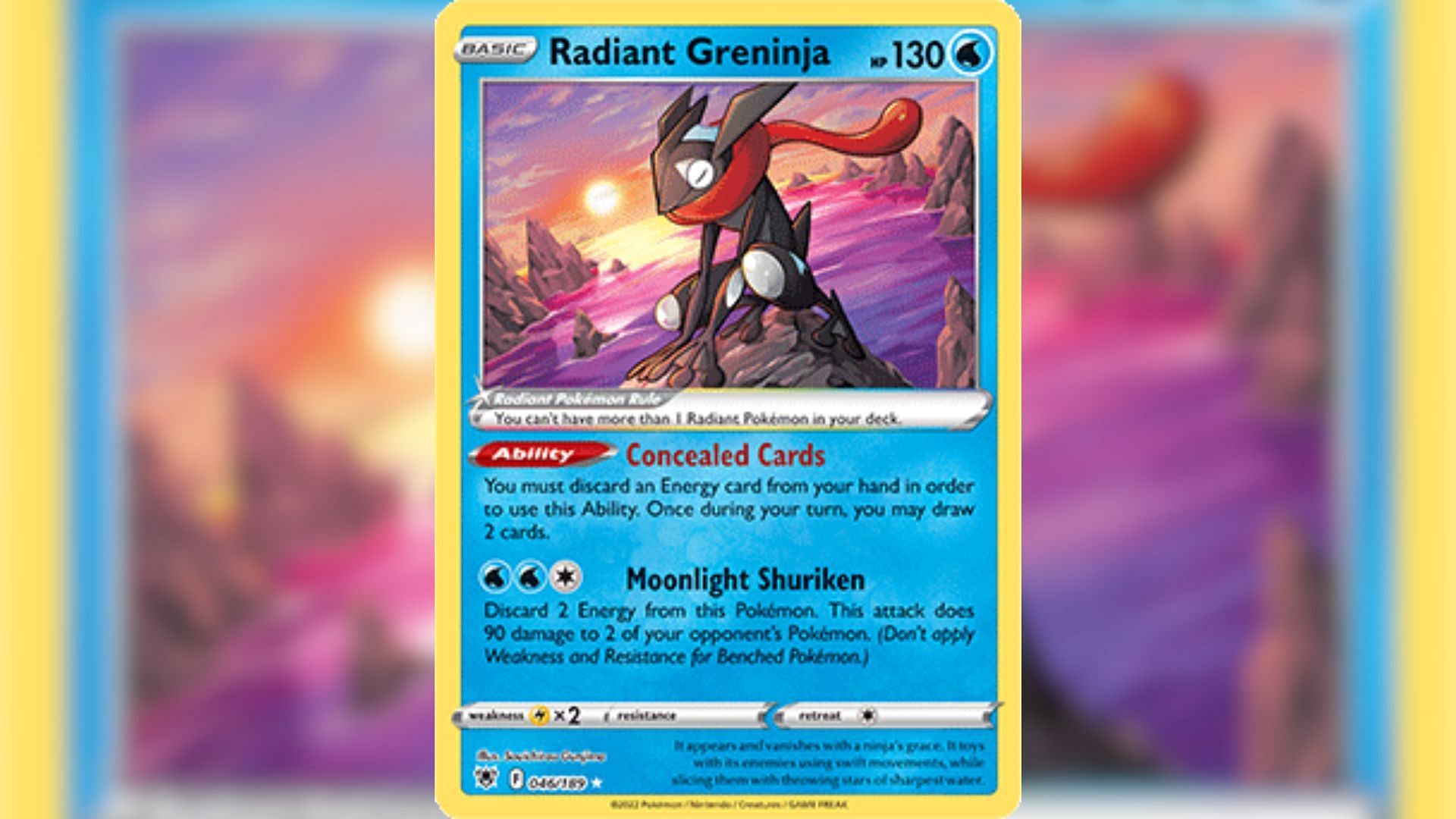 Radiant Greninja (Image via The Pokemon Company)