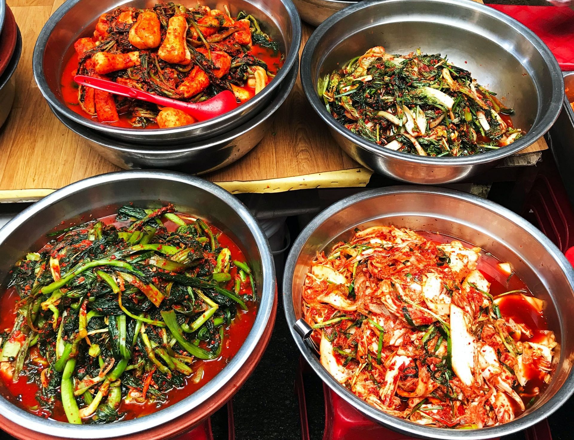 Many Korean households have kimchi stored (Image via Unsplash/Giselle Herrera)