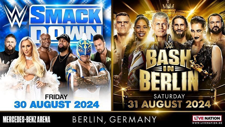 WWE Bash at Berlin will be held on August 31, 2024