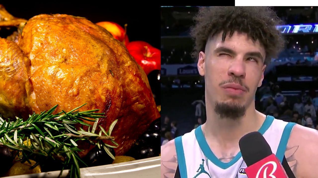 LaMelo Ball gives his honest take on whay he is having for his Thanksgiving dinner