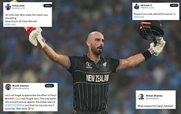 "Hell of a knock" - Fans react to Daryl Mitchell's gritty 134 in IND vs NZ semi-final