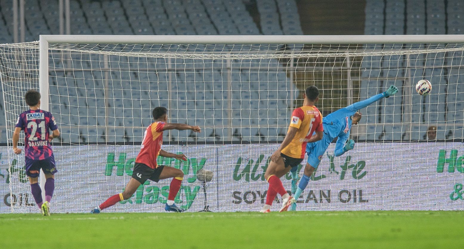 East Bengal lost the game 1-2 against Kerala Blasters (Image courtesy: ISL Media)