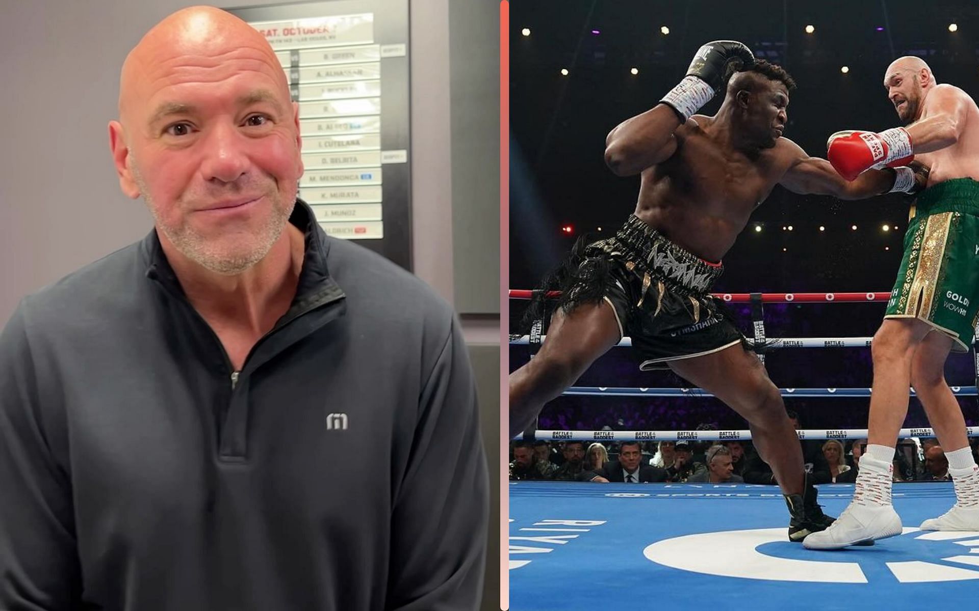 Dana White amazed by Francis Ngannou