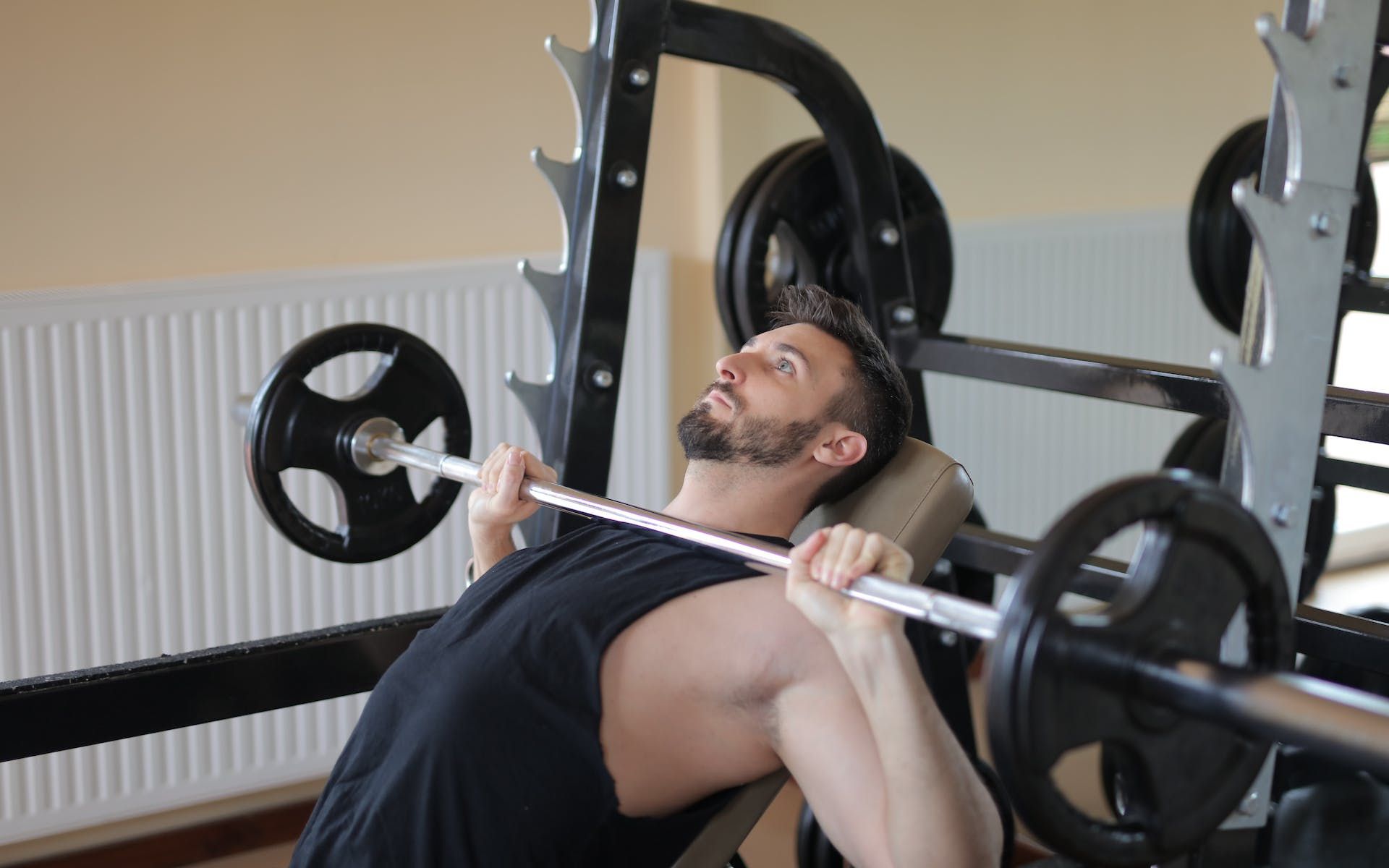 Barbell incline press. (Image credits: Pexels/ Andrea Piacquadio) arbell decline press. (Image credits: Pexels/ Andrea Piacquadio)