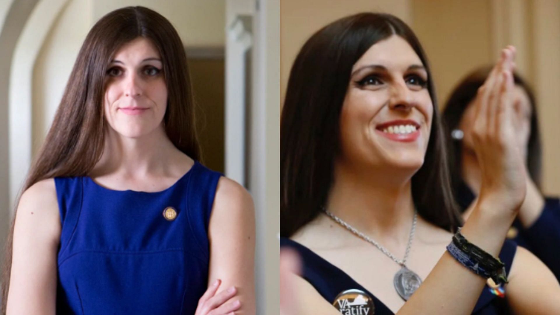 Danica Roem became the first trans person to represent Virginia in the Senate. (Image via X/Ilschoolwatch/NOH8Campaign)