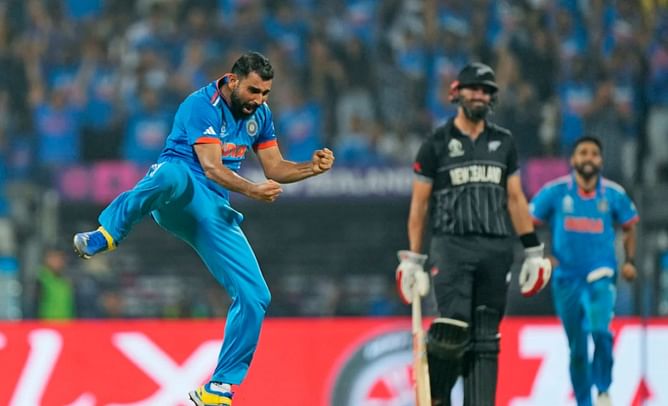 Mohammed Shami records best ODI bowling figures by an Indian in 2023 World Cup semi-final