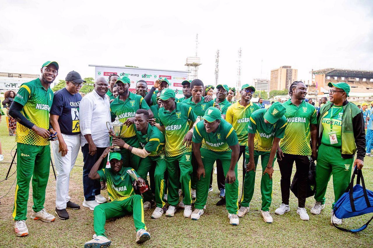 Nigeria Cricket team. (Photo Credits: Nigeria Cricket Association)
