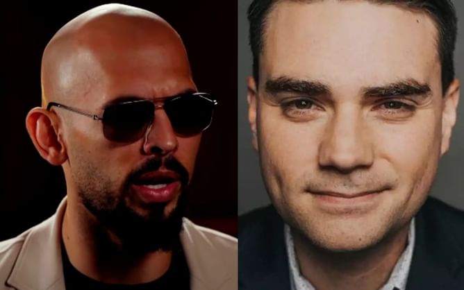 After targeting Jordan Peterson, Andrew Tate criticized Ben Shapiro as a "warmonger"