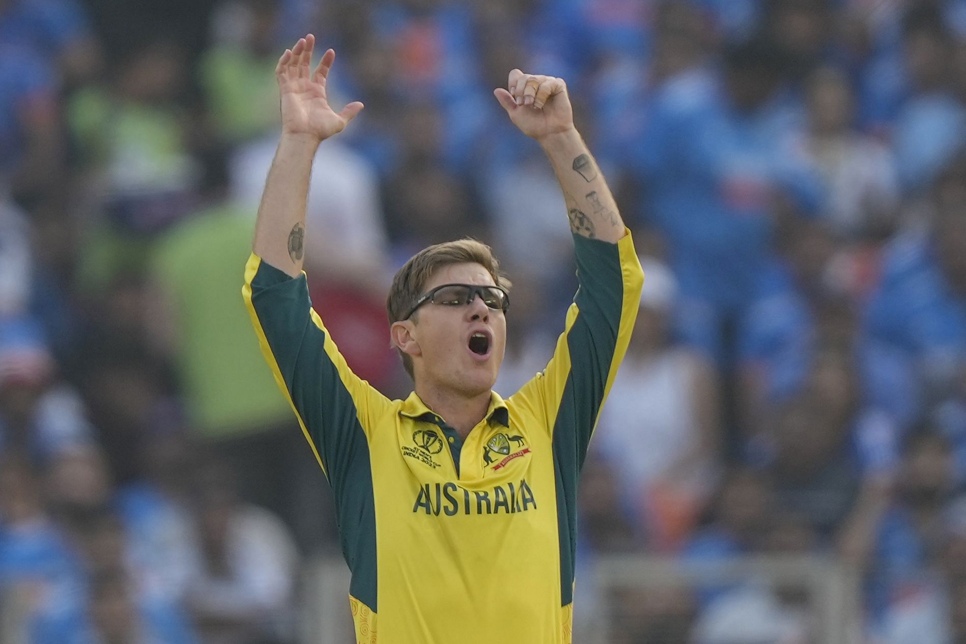 Adam Zampa (23) was the second-highest wicket-taker in the 2023 World Cup. [P/C: AP]
