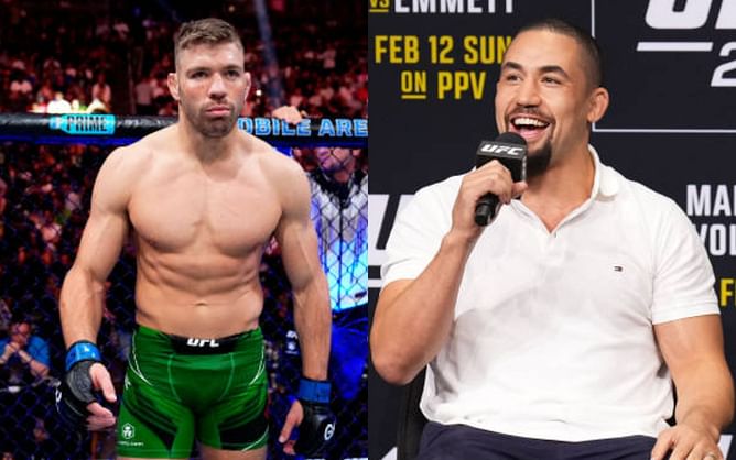 "He did beat me and I think that should earn something” - Robert Whittaker glad that win over him earned Dricus Du Plessis a title shot