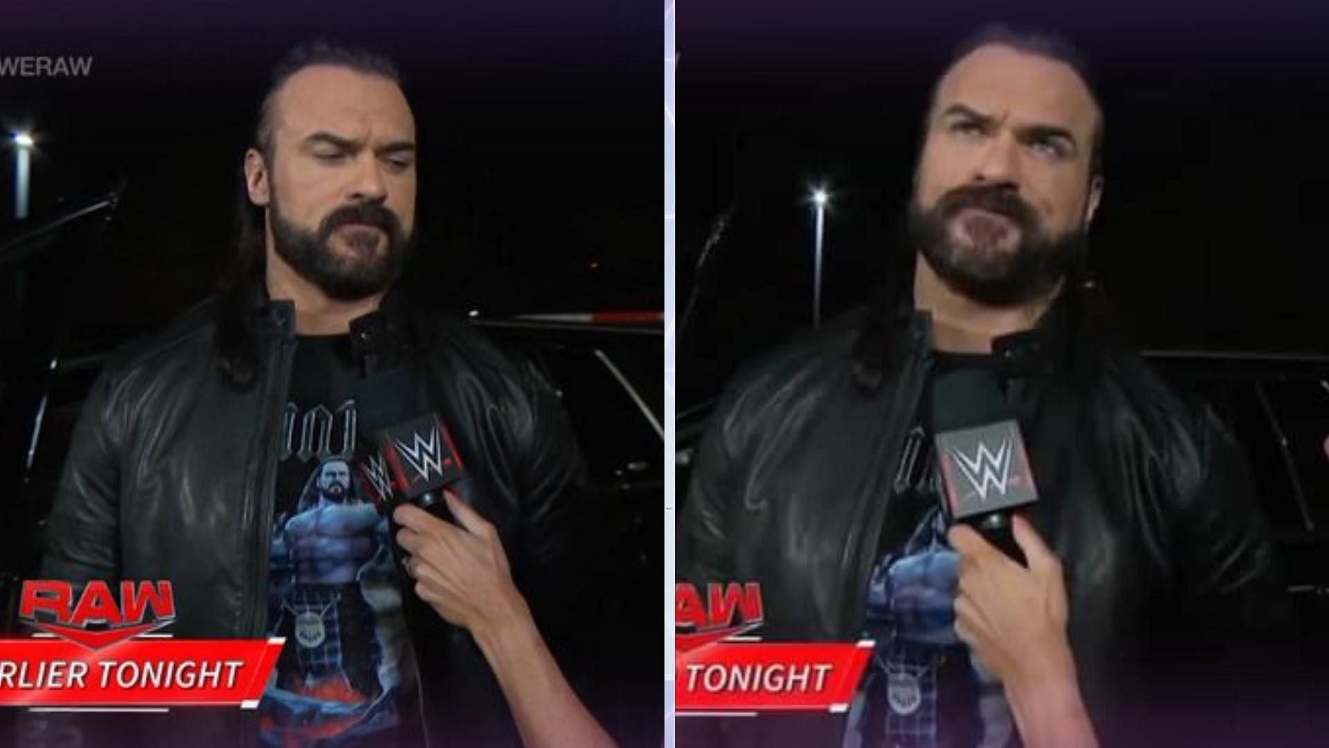 Drew McIntyre left RAW without saying a word.