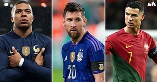 England superstar ignores Lionel Messi as he names Cristiano Ronaldo and Kylian Mbappe while building ultimate striker