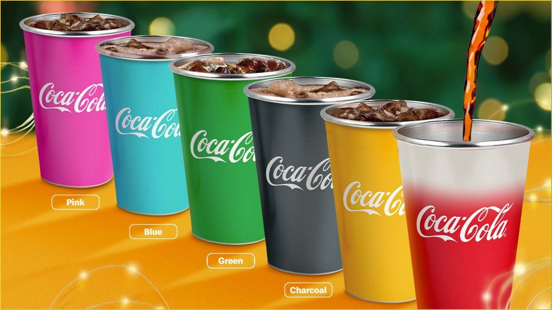 The new Coca-Cola Color Changing Cups can be availed in stores between November 24 and November 30 (Image via McDonald&rsquo;s Phillipines)