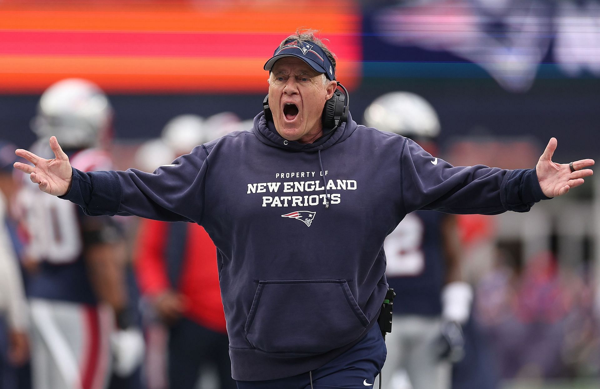 Bill Belichick at Buffalo Bills v New England Patriots