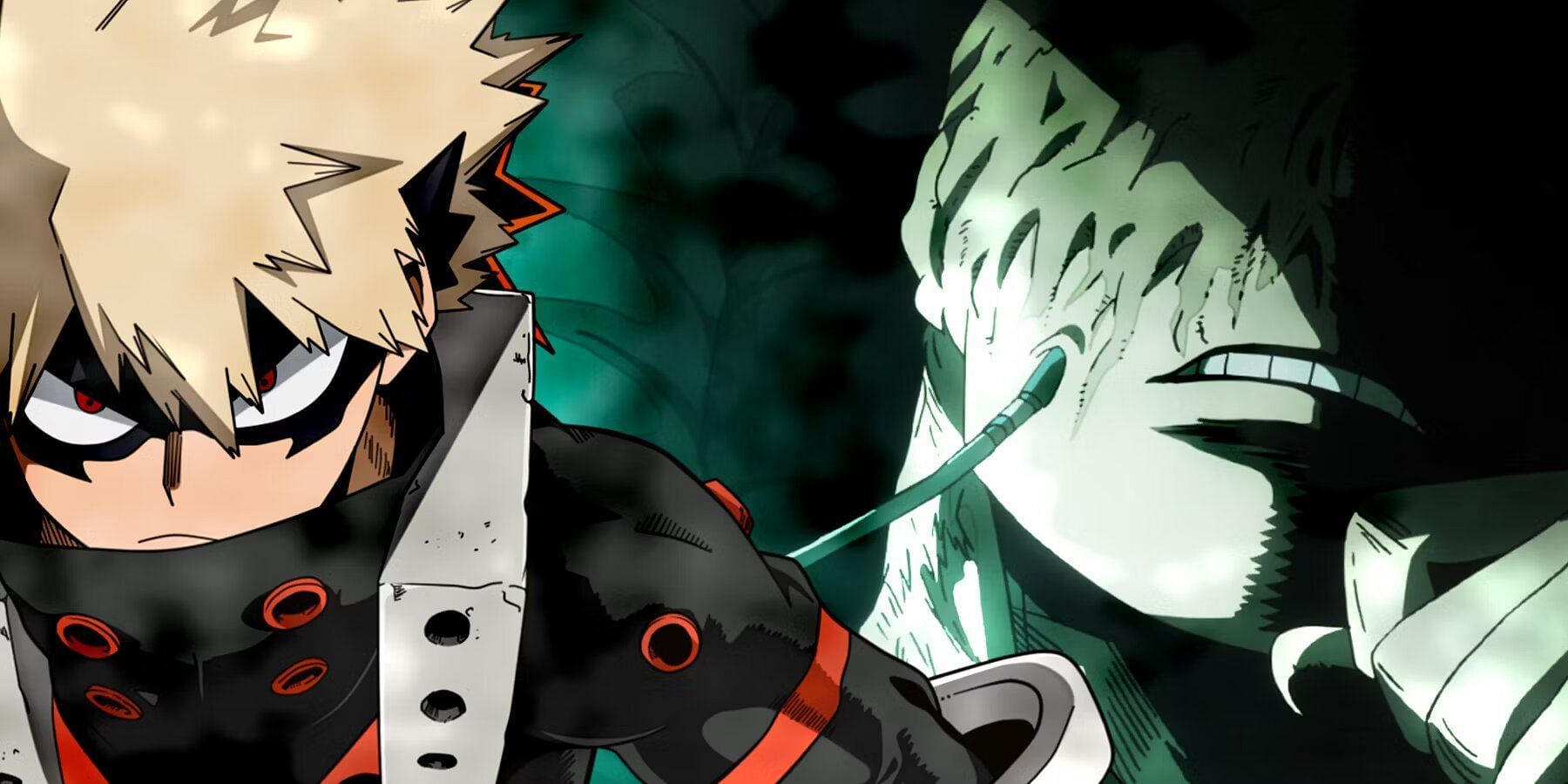 Bakugo and All for One are fighting each other in the My Hero Academia (Image via Bones).