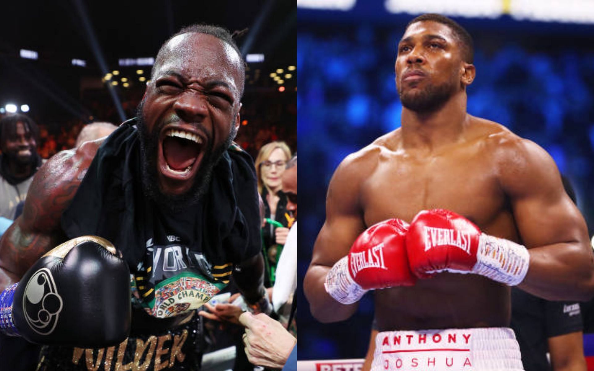 Deontay Wilder (left) and Anthony Joshua (right) [Images Courtesy: @GettyImages]