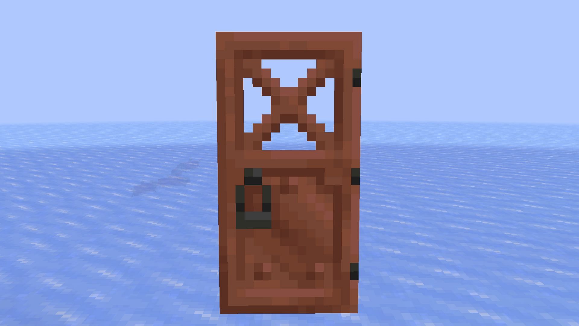 Copper door is a brand new block that will be added to Minecraft 1.21 update (Image via Mojang)