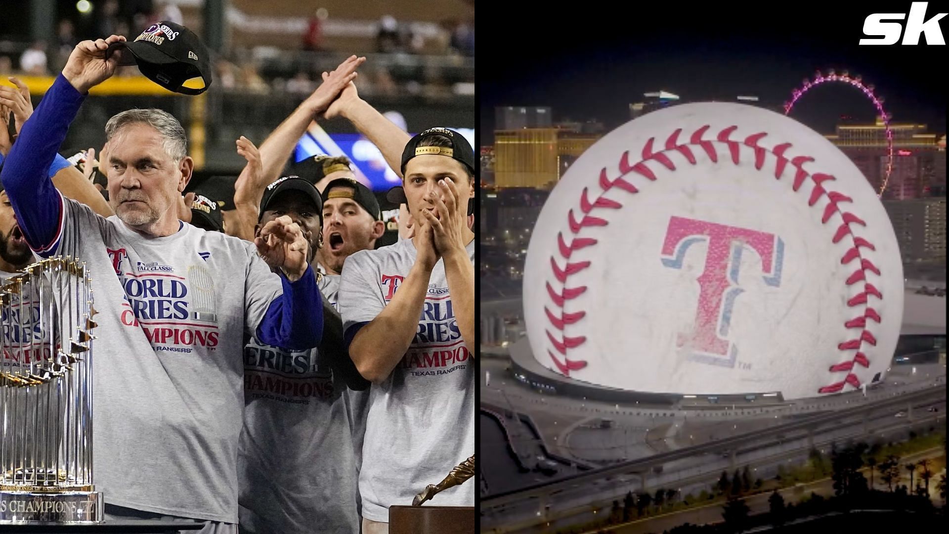 Fans troll $2,300,000,000 worth Vegas Sphere for congratulating Rangers on World Series win: &quot;Oh it&rsquo;s over? Forgot that was still going on&quot;