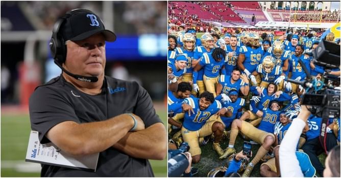 UCLA HC Chip Kelly finally breaks silence on job security after thrashing Caleb Williams' USC - "I'm the happiest man in world"