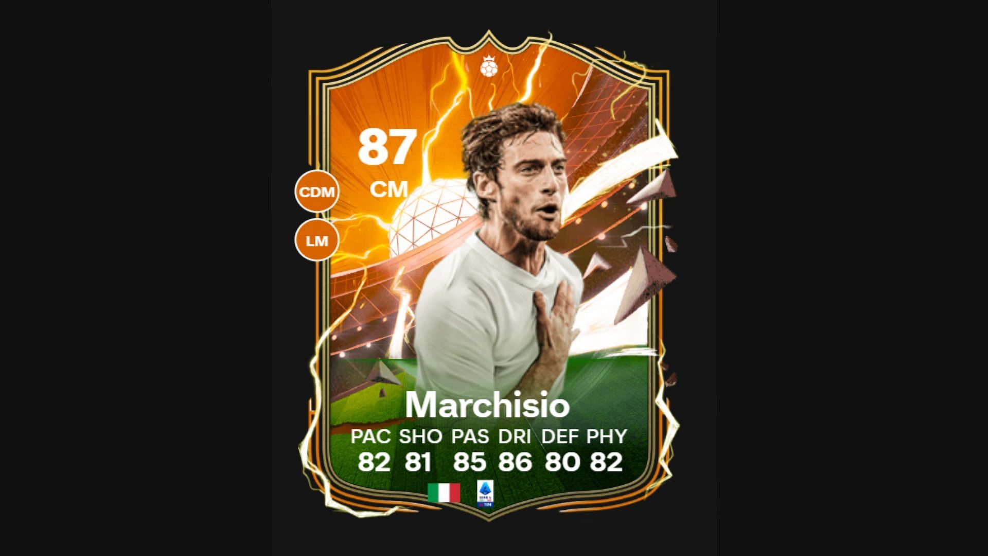Base Hero card Claudio Marchisio in EA FC 24 (image via EA Sports)