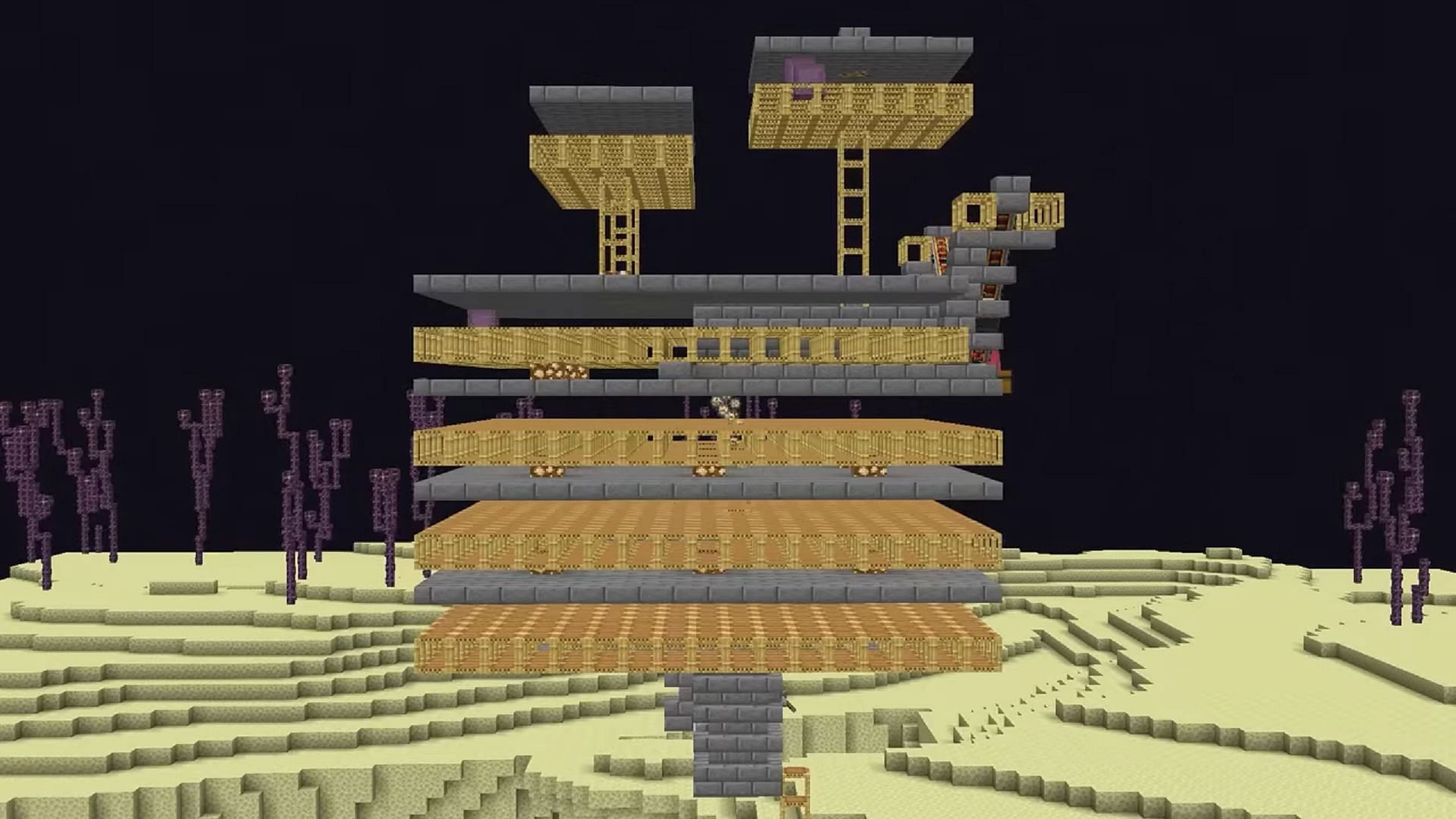 Keep the shulker boxes coming in Minecraft with a quality shulker farm (Image via BlazeDude/YouTube)