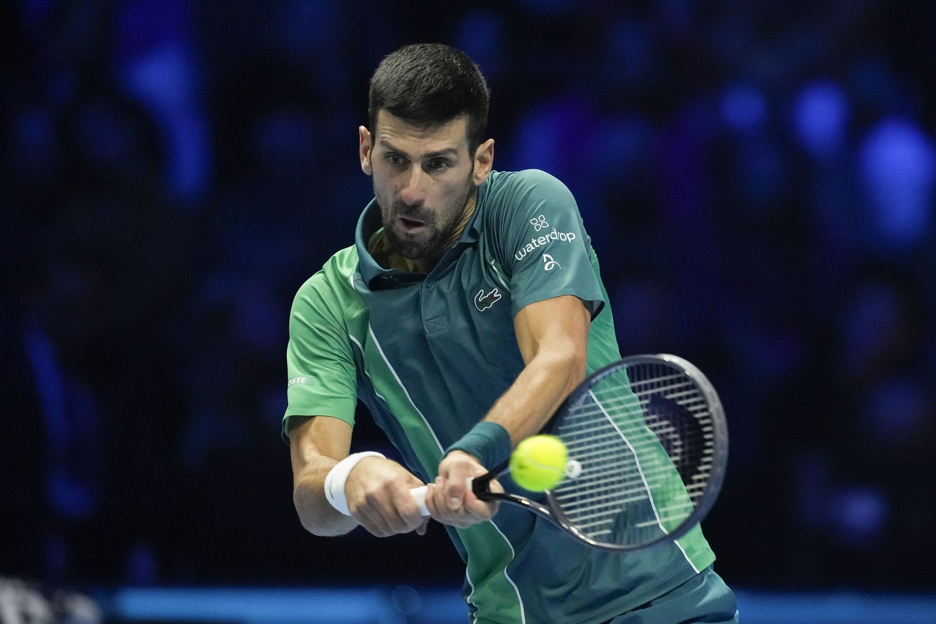The World No. 1 in action at the ATP Finals