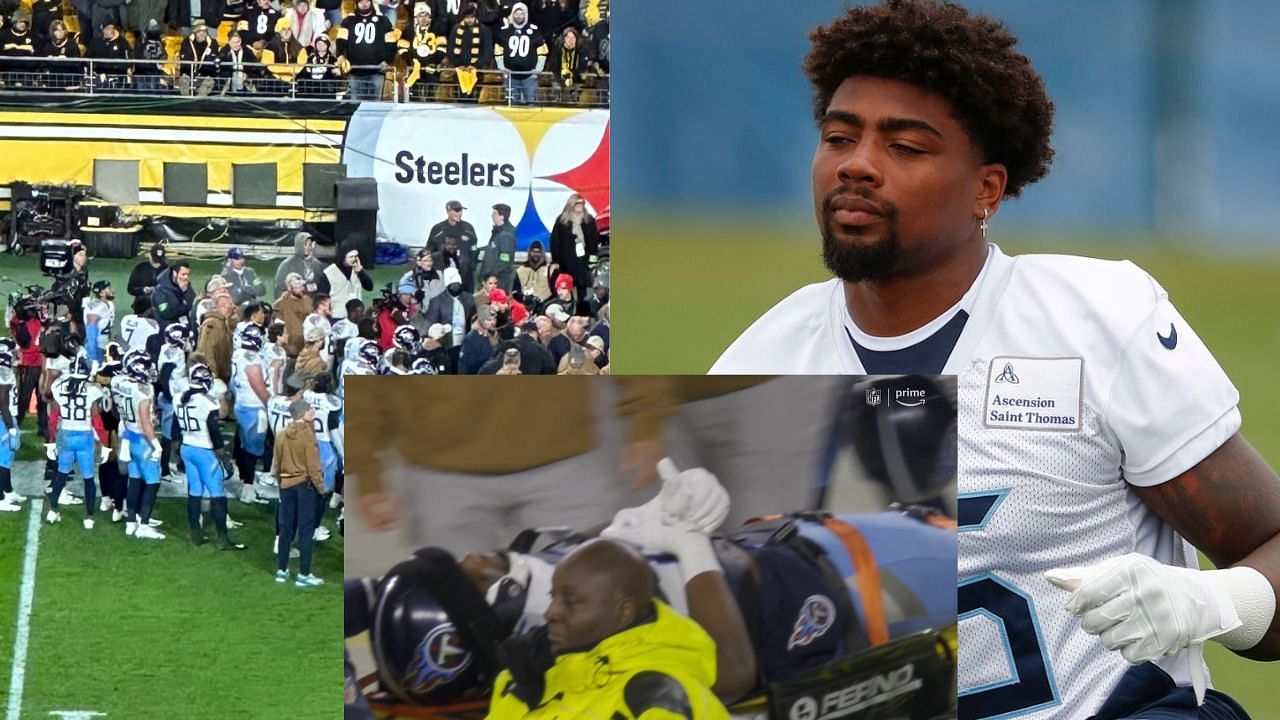 What happened to Treylon Burks? Titans WR gets carted off after scary injury vs Steelers