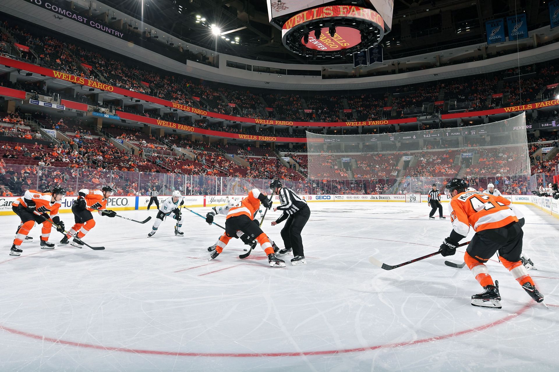 San Jose Sharks v Philadelphia Flyers