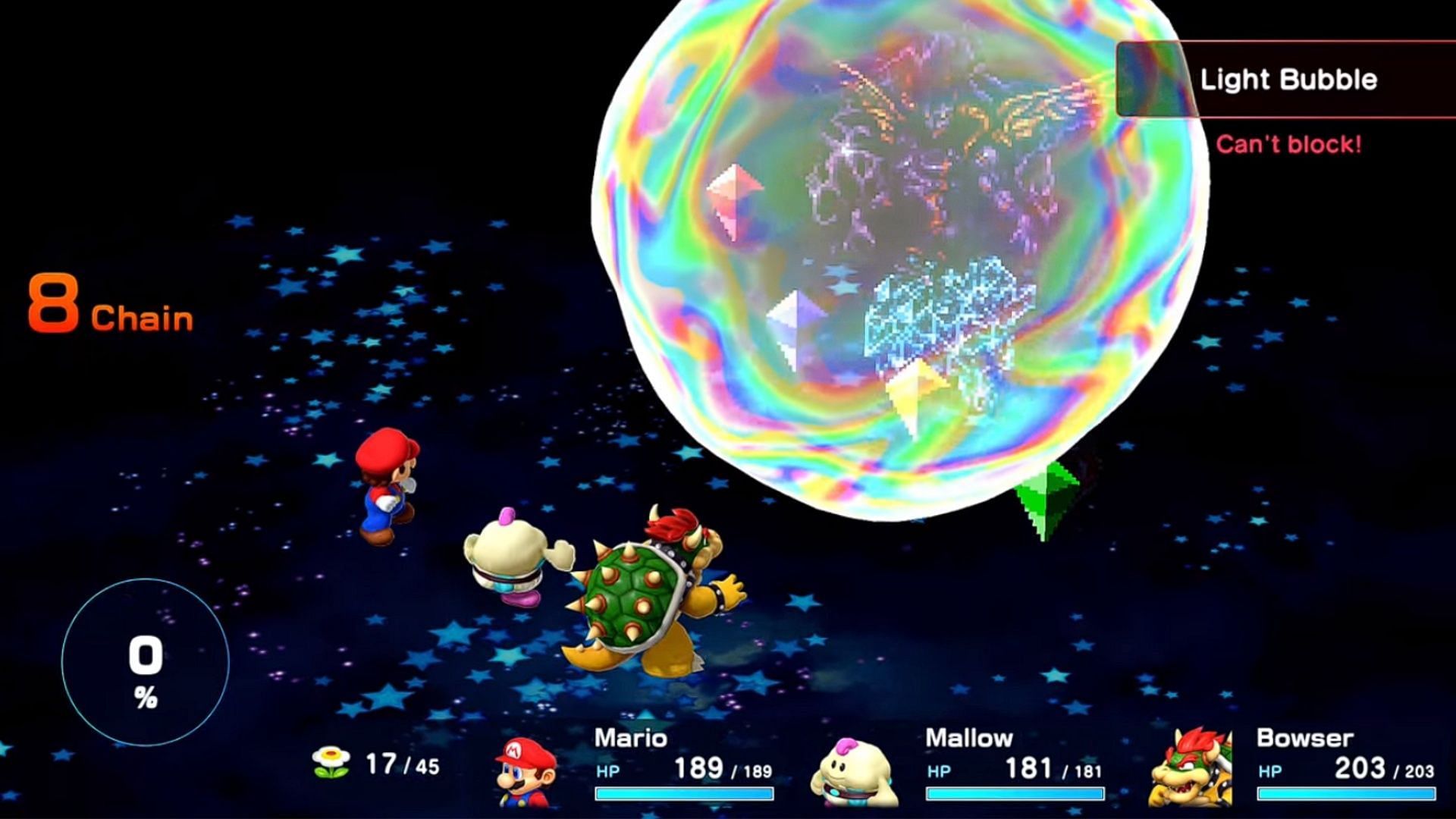 Los problemas de estado son mortales en esta batalla (Imagen vía Nintendo)