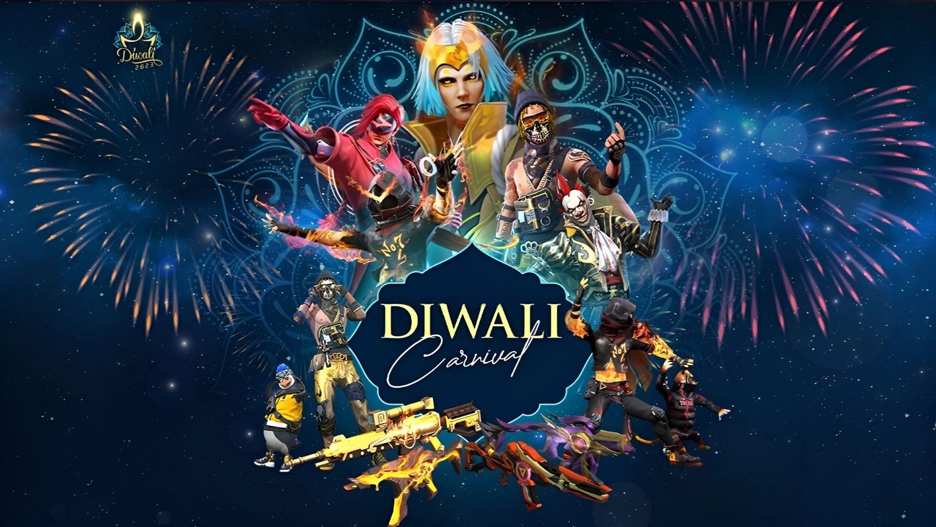 Free Fire Diwali Carnival poster