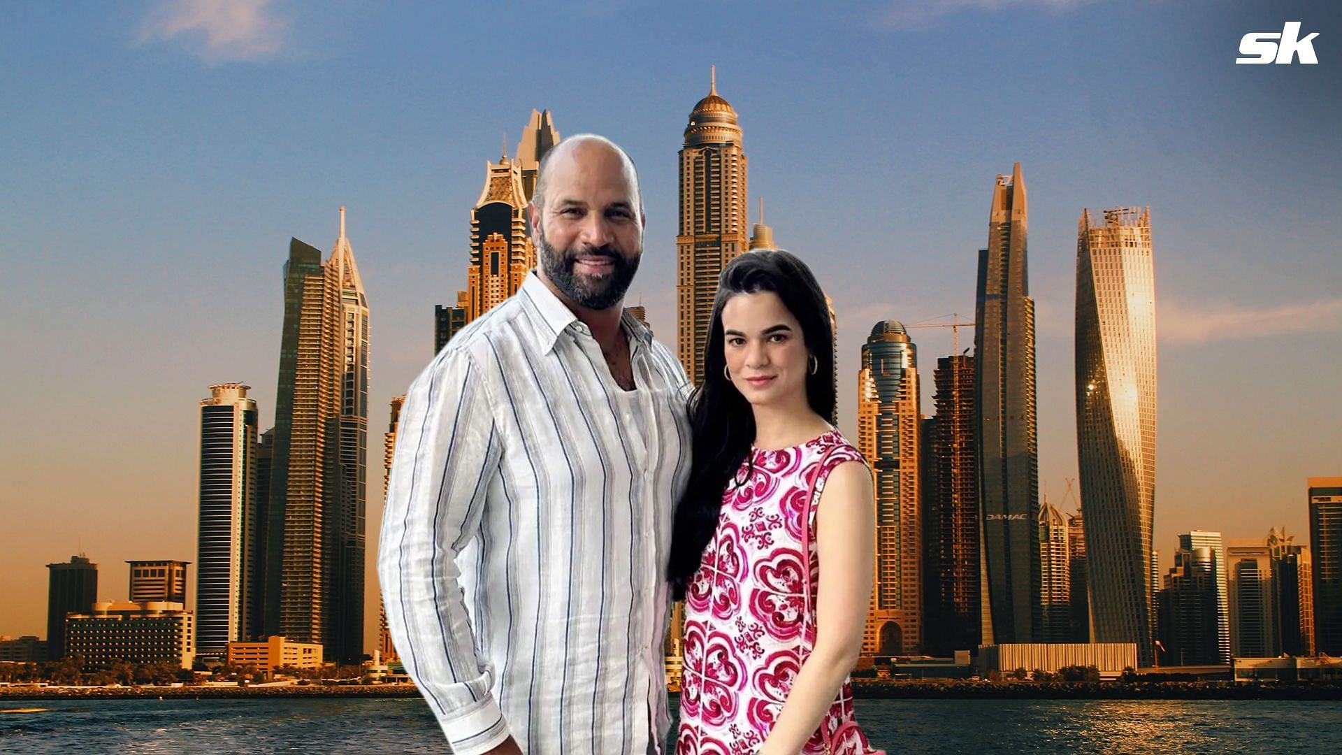 In Photos: Albert Pujols enjoys life away from baseball with wife Nicole, mixes kunefe feasts and Dubai