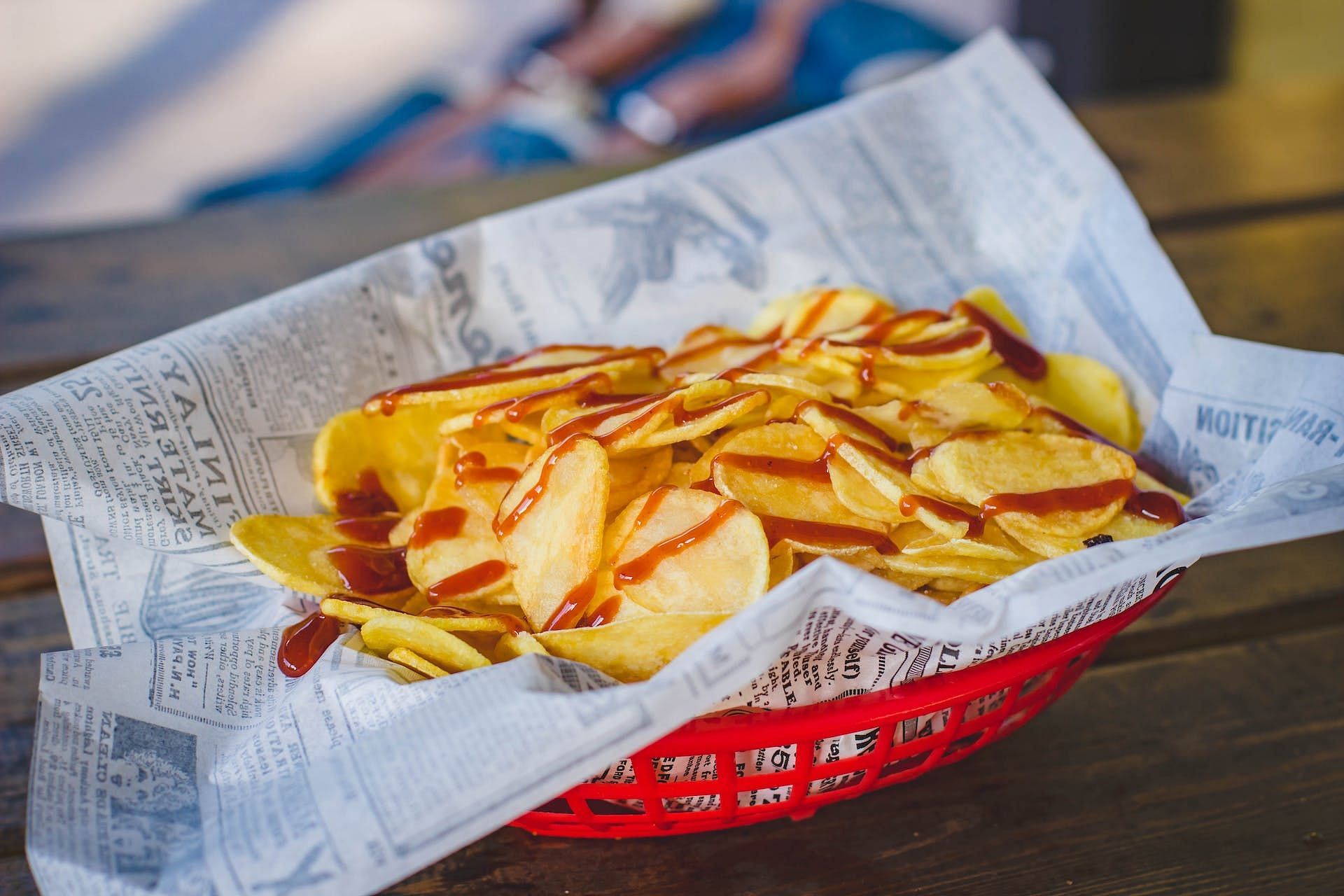 The starch in chips can cause plaque build up. (Image via Pexels/Valeria Boltneva)