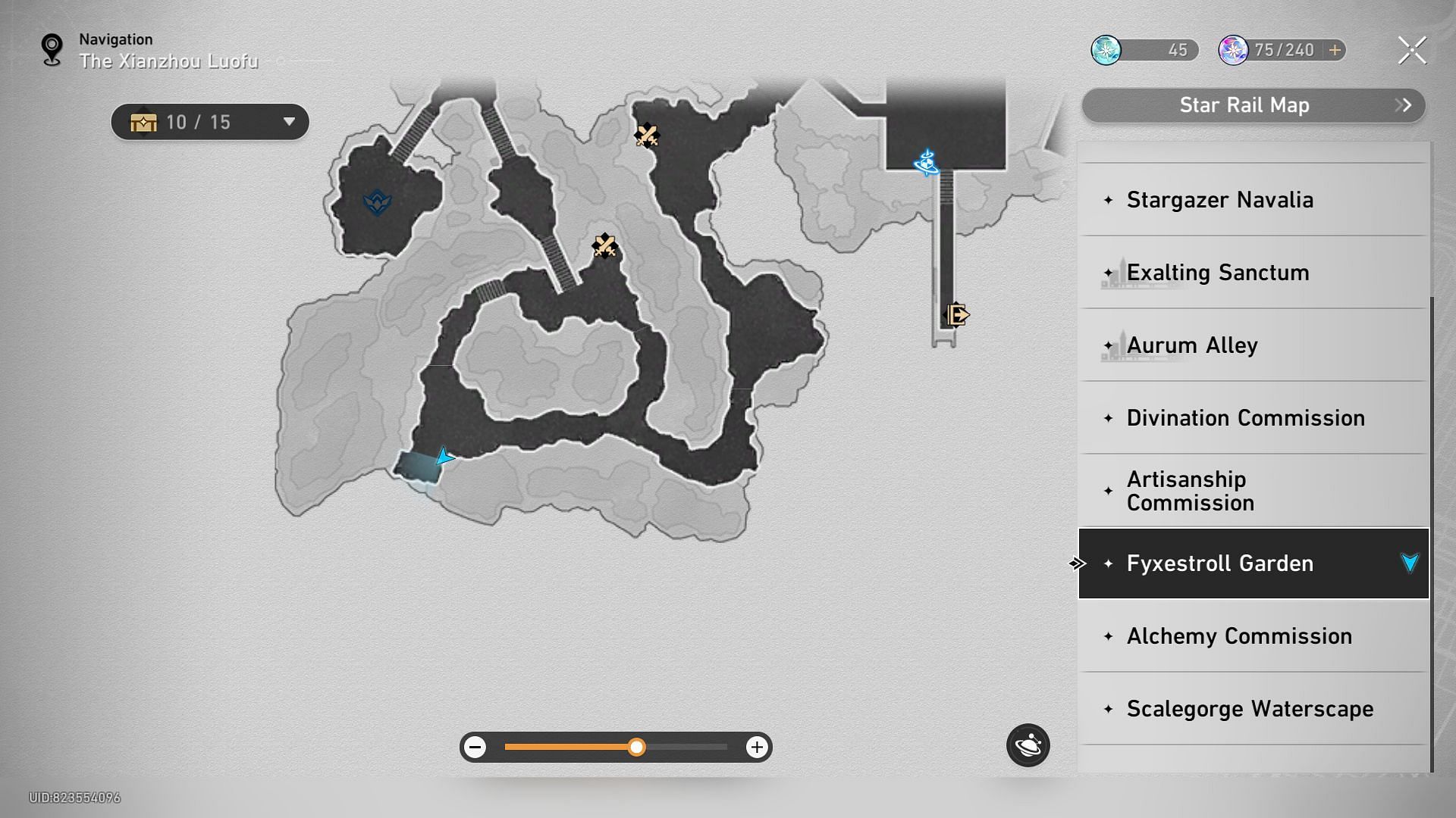 Fyxestroll Garden Map - Honkai: Star Rail Interactive Map