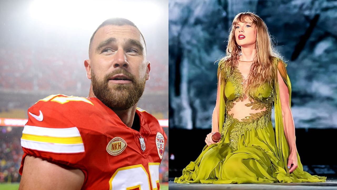 Taylor Swift is leaning on Travis Kelce now