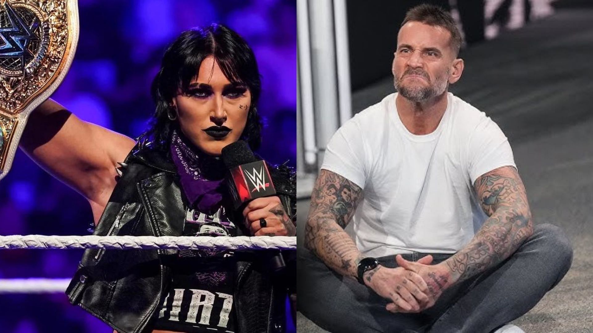 Rhea Ripley was at ringside for CM Punk