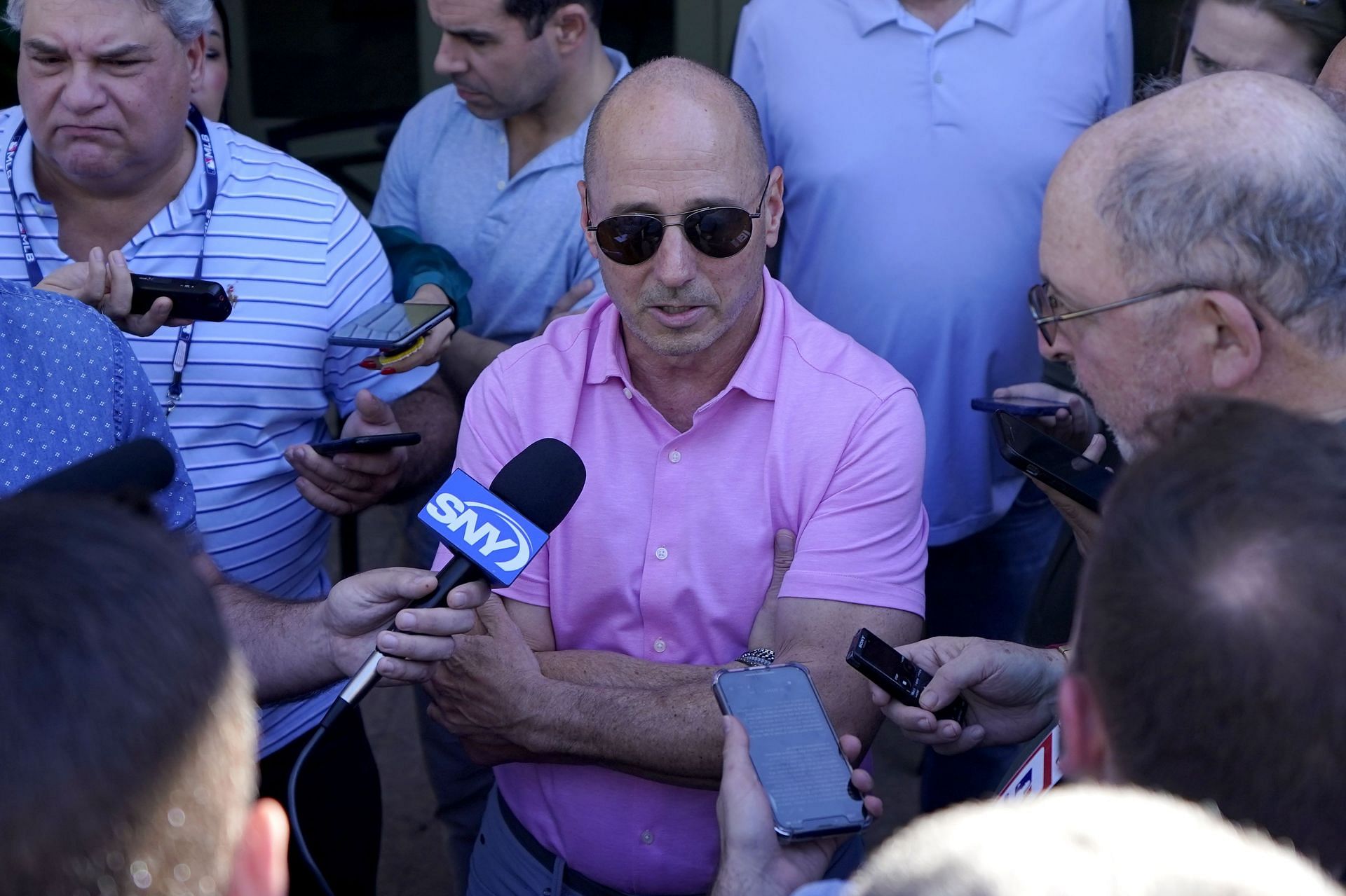 Brian Cashman stated during a press conference, that the organization if running &quot;pretty good.&quot;