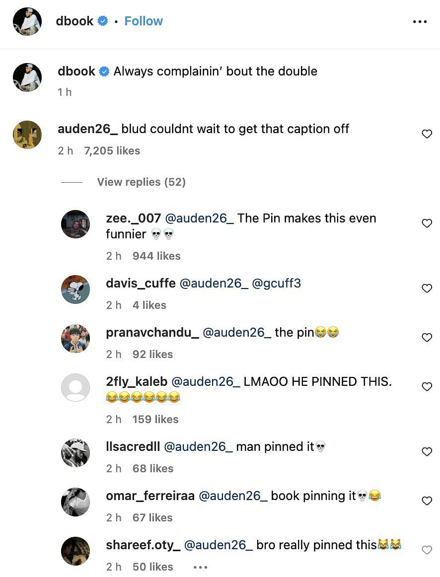 Devin Booker&#039;s comment on being double-teamed had fans laughing
