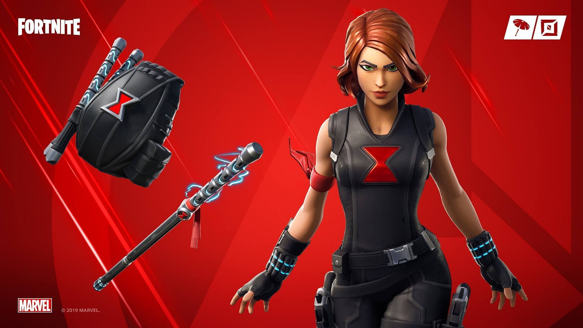 Fortnite Black Widow Outfit unvaulted after four years, community left speechless