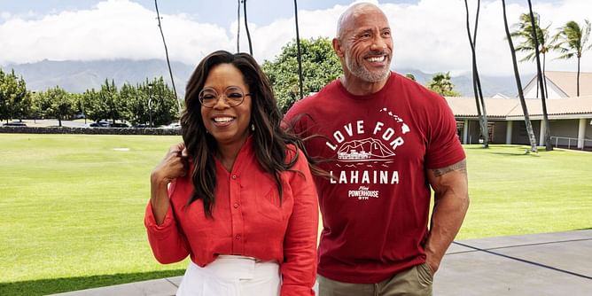 The Rock addresses backlash received over his and Oprah Winfrey's Maui fundraiser