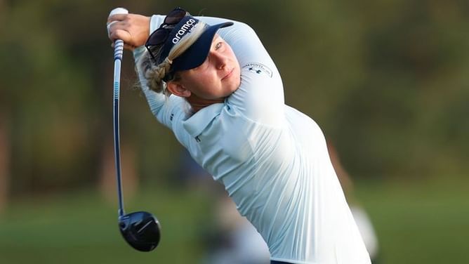 Emily Kristen Pedersen maintains three-shot lead heading into final round at 2023 The Annika at the Pelican Golf Club