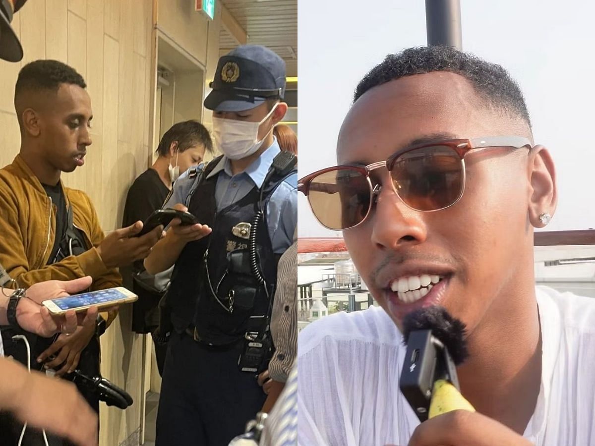 Johnny Somali charged once again by Japanese police (Image via Instagram)