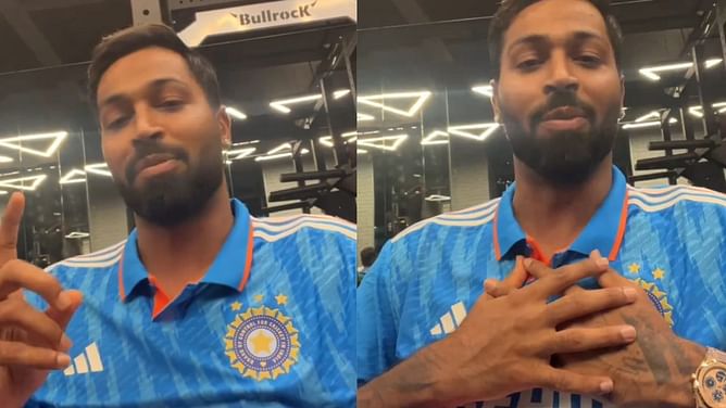 [Watch] "Now let's bring the cup home" - Hardik Pandya sends emotional message for Team India ahead of 2023 World Cup final