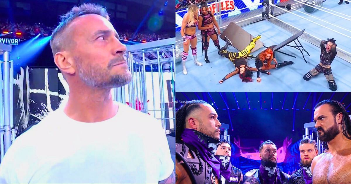 WWE Survivor Survivor Series 2023 Results - CM Punk returns! 14-time World Champ returns to stop Money in the Bank cash-in