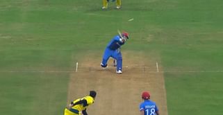 [Watch] Rashid Khan pulls off incredible no-look six off Mitchell Starc in AUS vs AFG 2023 World Cup clash