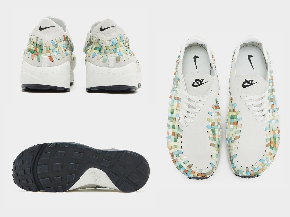 Nike Air Footscape woven &ldquo;Summit White&rdquo; sneakers (Image via Sneaker News)