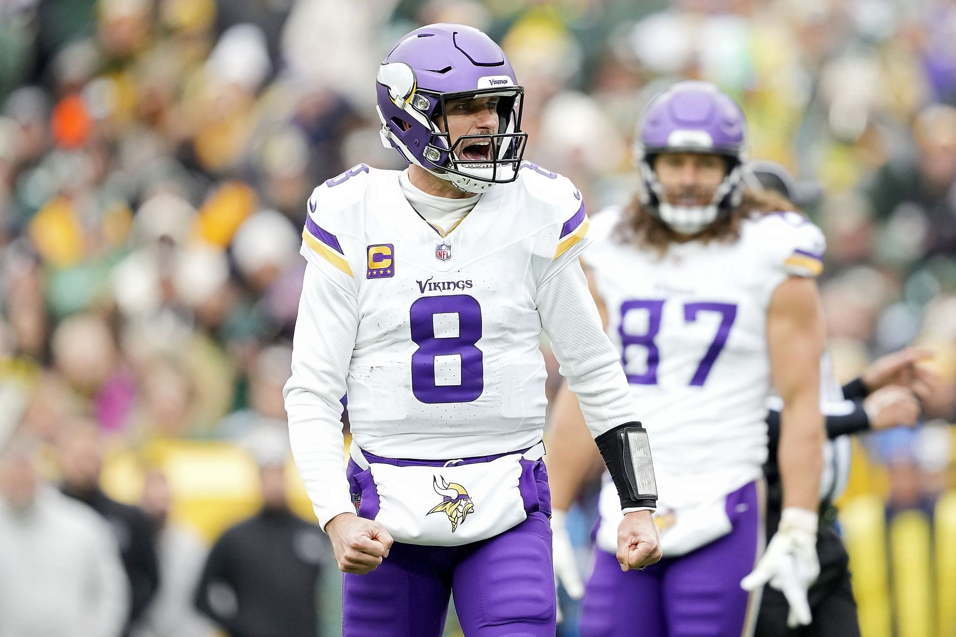 Kirk Cousins during Minnesota Vikings vs. Green Bay Packers