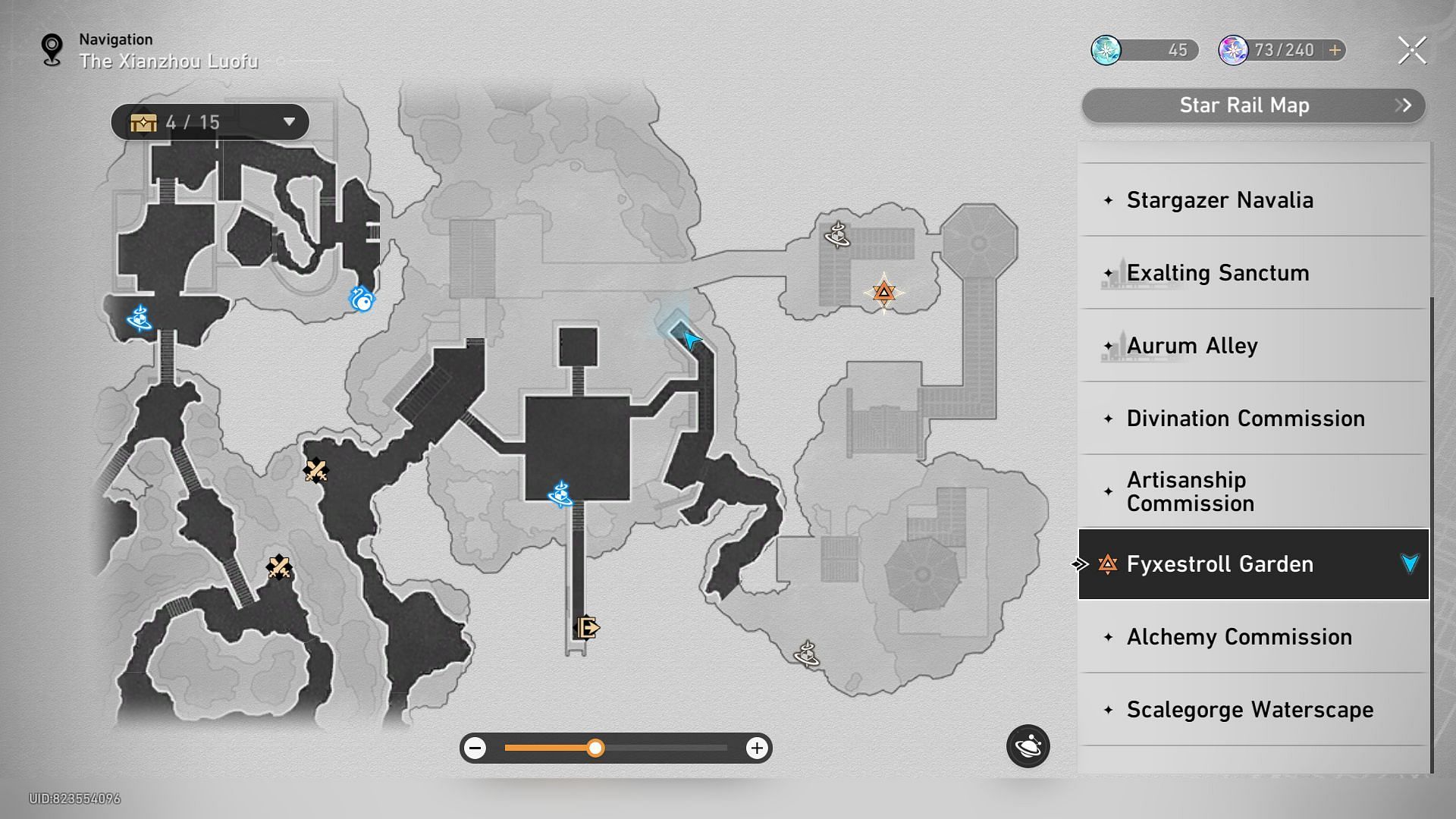 Divination Commission Map - Honkai: Star Rail Interactive Map