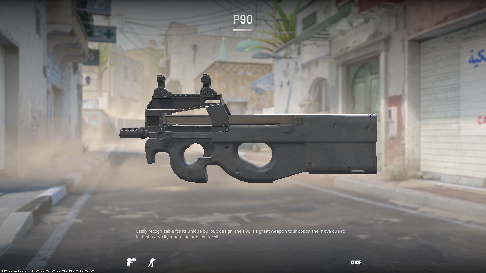 P90 in CS2 (Image via Valve)