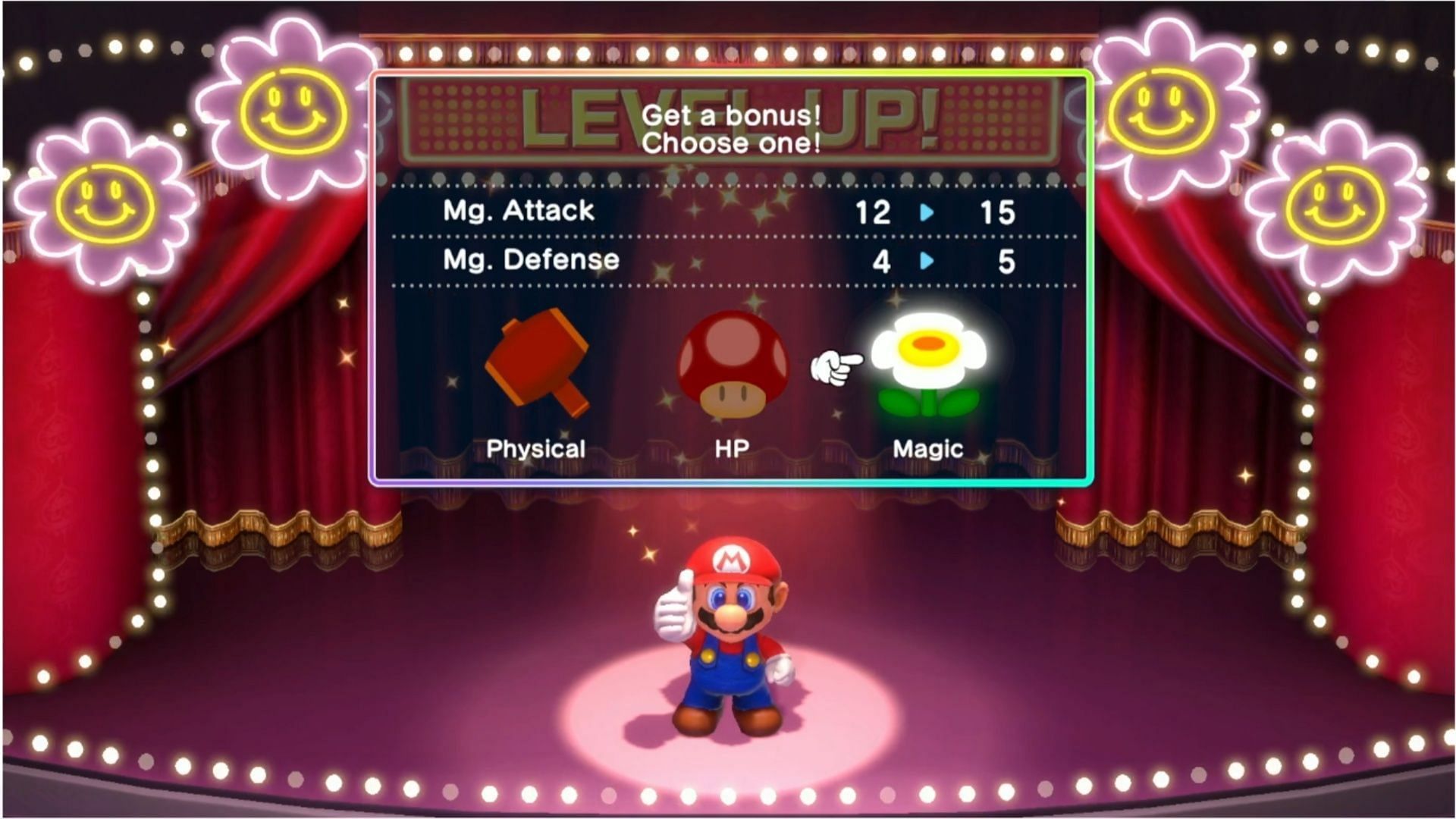 Mario wants Health and Magic first (Image via Nintendo)